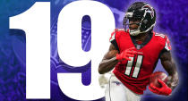 <p>According to NFL.com, Matt Ryan’s 148.1 rating Sunday was the highest ever in a loss during the Super Bowl era. (Julio Jones) </p>