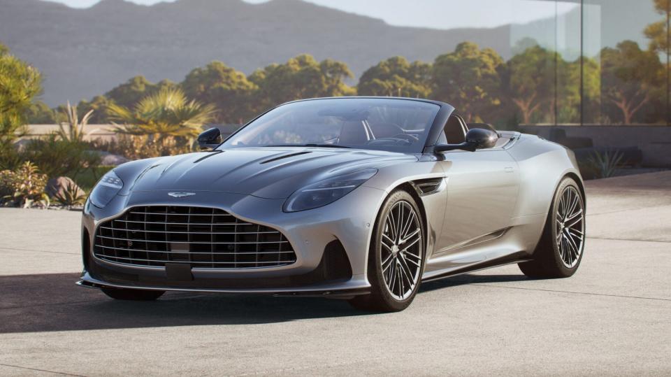 The Aston Martin DB12 Volante Is 202-MPH, V8 Convertible Opulence photo