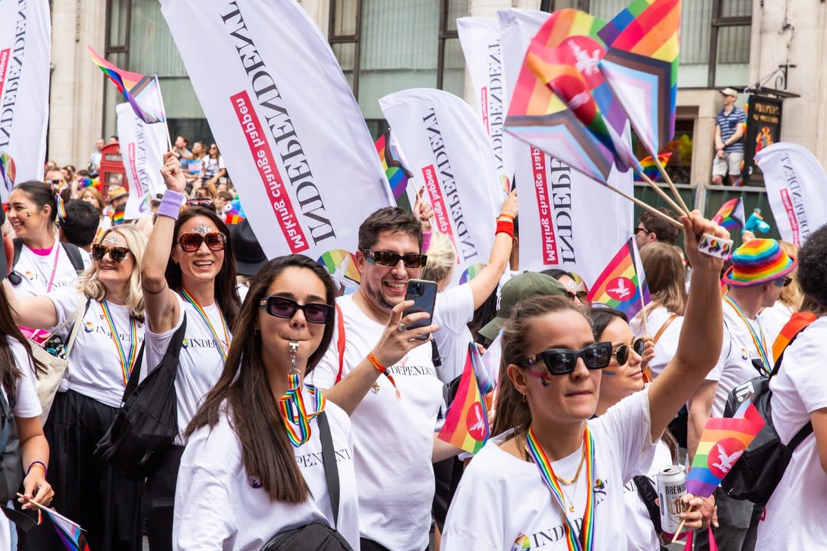 The Independent is the exclusive media partner of Pride in London (Amy Smirk)