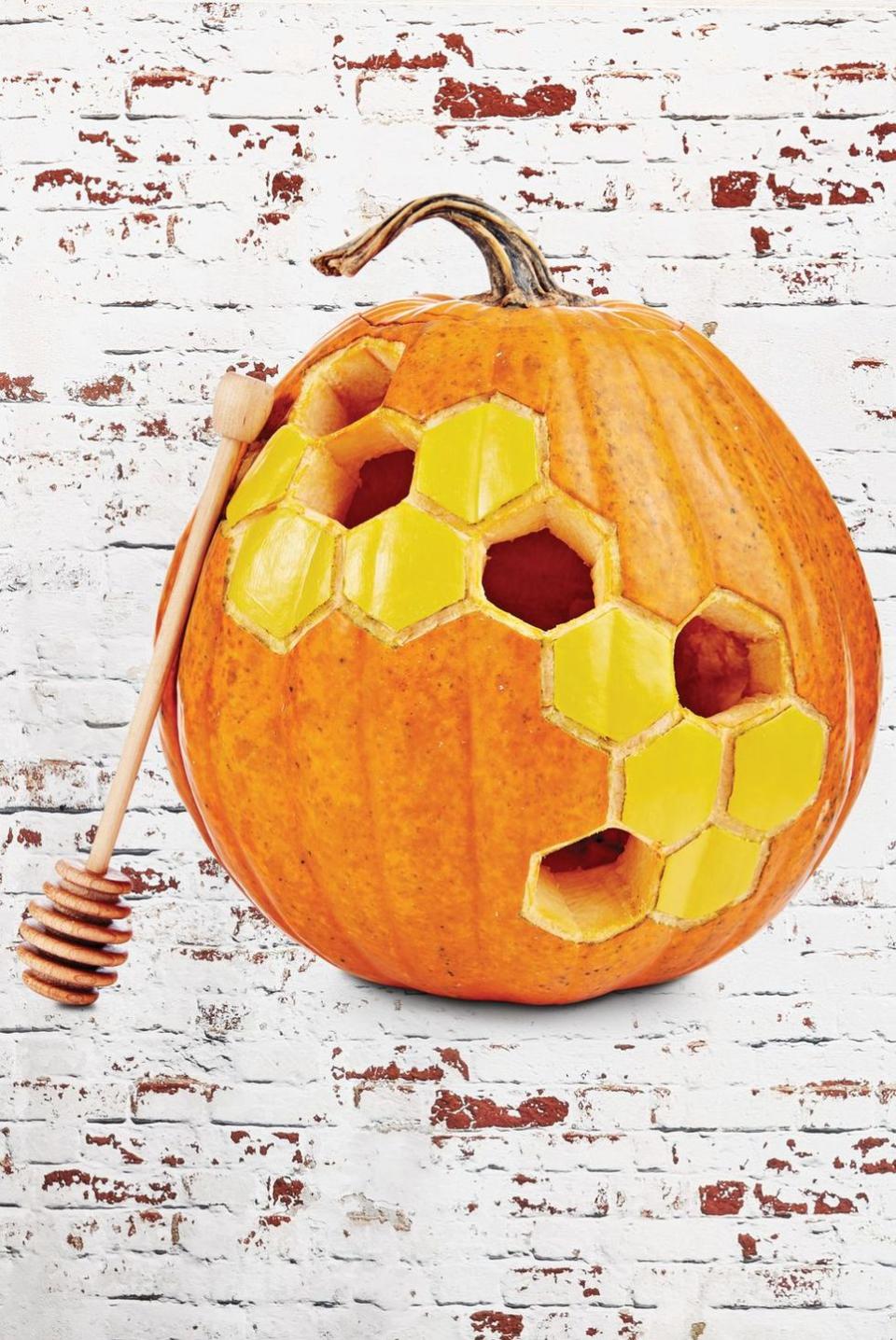 Honeycomb Pumpkin