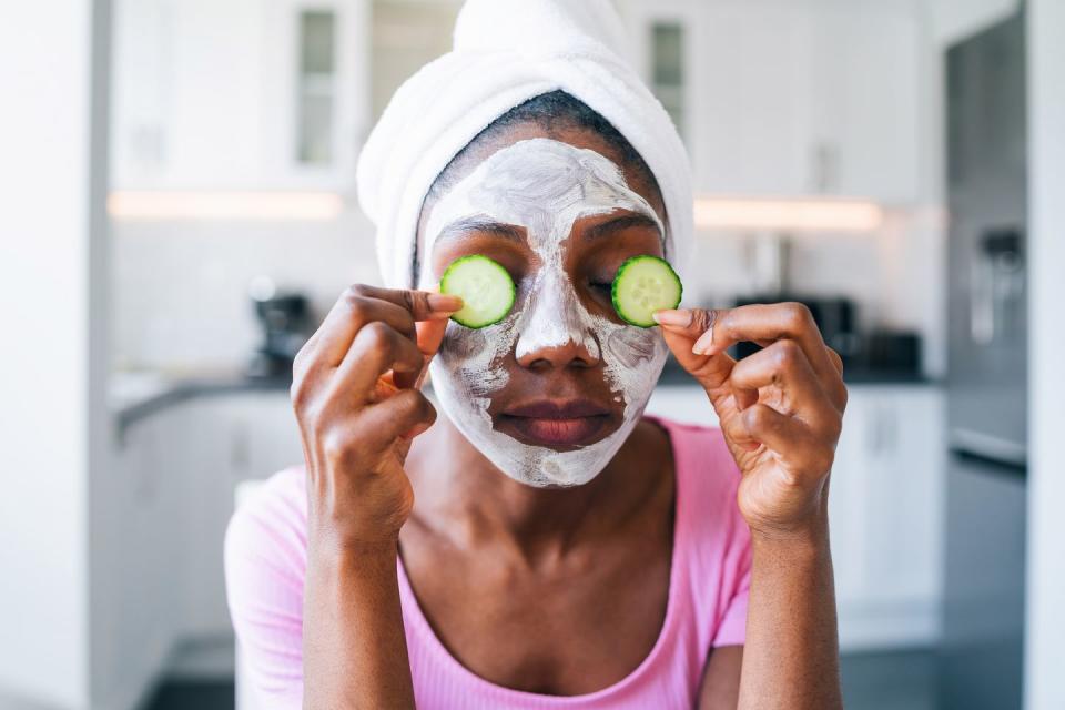 9) Give yourself an entire at-home facial.