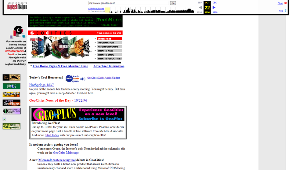 Yahoo Japan, the last enclave of GeoCities, is scrapping the beloved website-