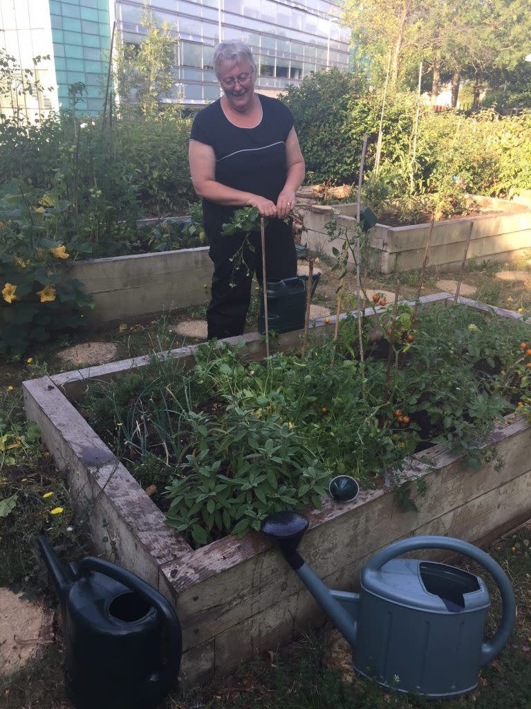 <p>'I have managed my location’s allotment for just over a year,' says Barbara, who gets joy from experimenting and growing new vegetables such as black tomatoes or yellow cucumbers. 'The great thing about having an allotment is all the positive engagement you receive from customers. Our customers get to go outside and see the vegetables growing from scratch. </p><p>'We grow cherry tomatoes, radishes, spring onions and chillies and hope to invest in a compost heap in the future.'</p>