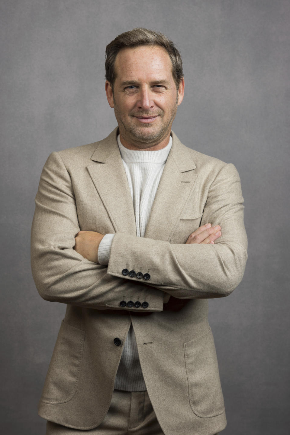 FILE - Josh Lucas poses for a portrait to promote the AppleTV+ miniseries "Palm Royale" during the Winter Television Critics Association Press Tour on Feb. 5, 2024, at The Langham Huntington Hotel in Pasadena, Calif. (Willy Sanjuan/Invision/AP, File)