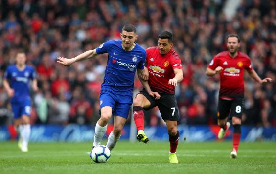 Sanchez in action for United against Chelsea (Getty Images)