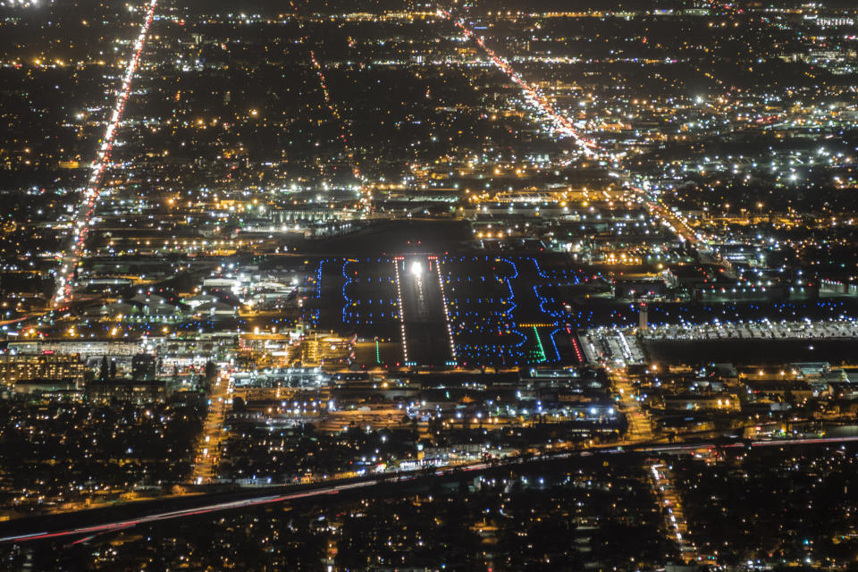 aerial view of Burbank