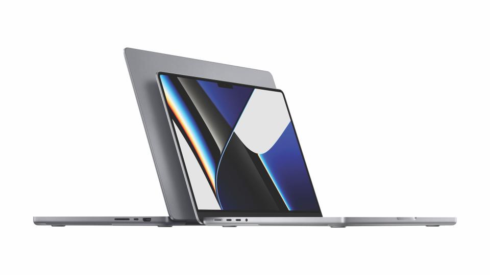 Apple's new 16- and 14-inch MacBook Pro models become available Oct. 26. The 14-inch display will start at $1,999, while the 16-inch display starts at $2,499 (lower entry prices for educational use).