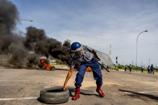 The Zimbabwe protests were crushed by a joint police and army crackdown that left at least 12 people dead and hundreds more wounded