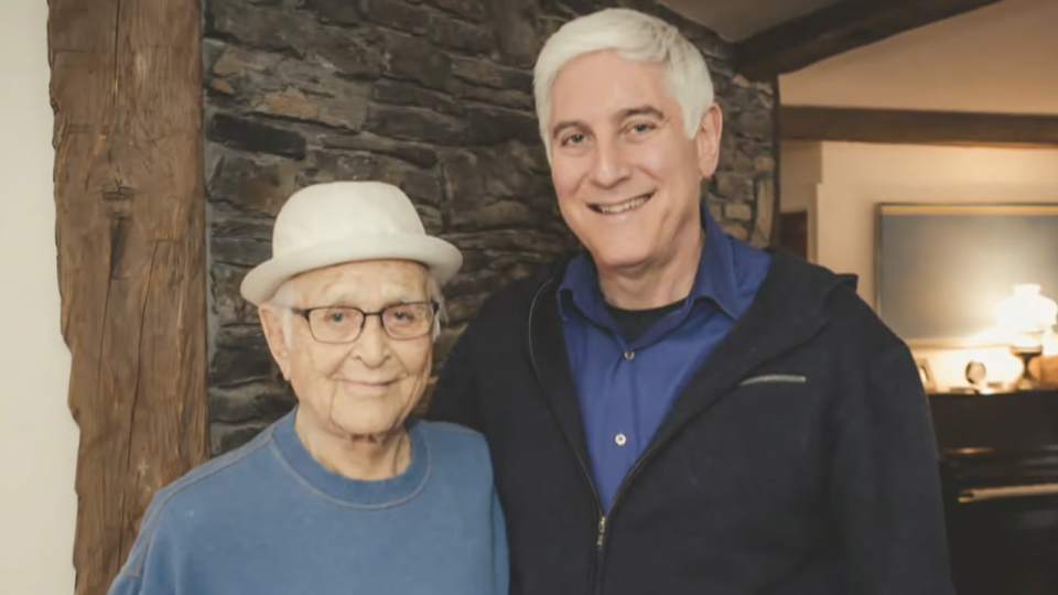 Norman Lear and Dr. Jon LaPook / Credit: Courtesy of Dr. Jon LaPook