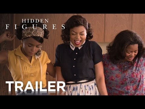 <p>Based on a true story, this award-winning film follows three brilliant African American female mathematicians at NASA as they make unbelievable breakthroughs in this historical tale of perseverance and triumph. Taraji P. Henson, Janelle Monáe and Octavia Spencer portray the groundbreaking mathematicians whose exemplary contributions were overshadowed by their white male counterparts.</p><p><a class="link " href="https://www.amazon.com/Hidden-Figures-Taraji-P-Henson/dp/B01MU84AWP?tag=syn-yahoo-20&ascsubtag=%5Bartid%7C10055.g.38927740%5Bsrc%7Cyahoo-us" rel="nofollow noopener" target="_blank" data-ylk="slk:STREAM NOW;elm:context_link;itc:0;sec:content-canvas">STREAM NOW</a></p><p><a href="https://www.youtube.com/watch?v=RK8xHq6dfAo" rel="nofollow noopener" target="_blank" data-ylk="slk:See the original post on Youtube;elm:context_link;itc:0;sec:content-canvas" class="link ">See the original post on Youtube</a></p>