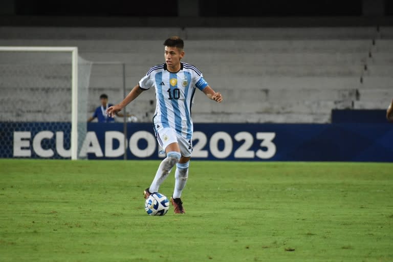 Claudio 'Diablito' Echeverri fue la figura de la selección argentina Sub 17 en el Sudamericano