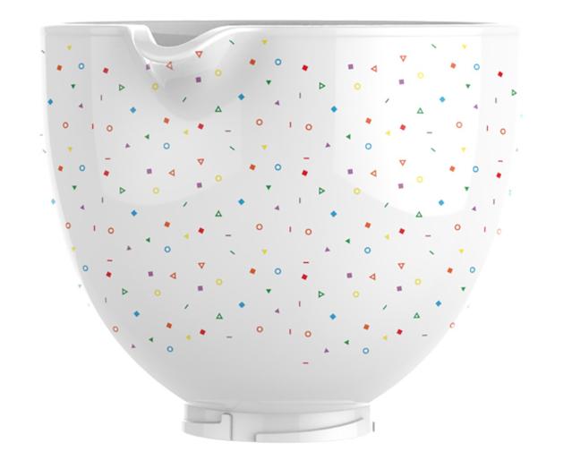 Shop KitchenAid 5-Quart Patterned Titanium-Reinforced Ceramic Bowl