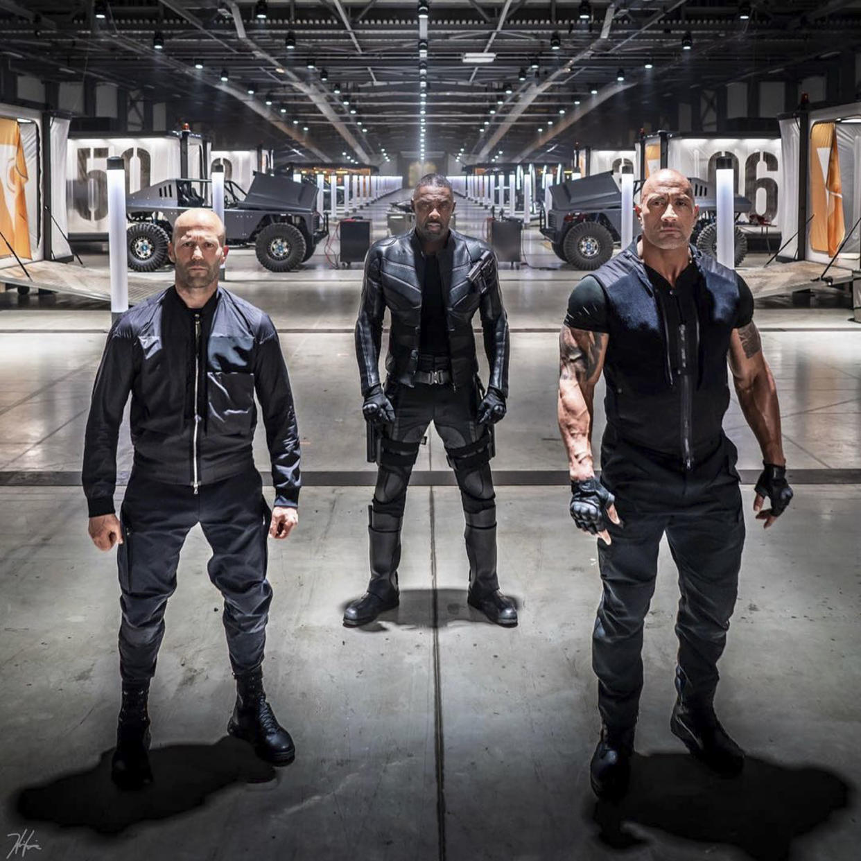 Idris Elba in Dwayne Johnson’s Fast & Furious Presents: Hobbs & Shaw (credit: Universal)
