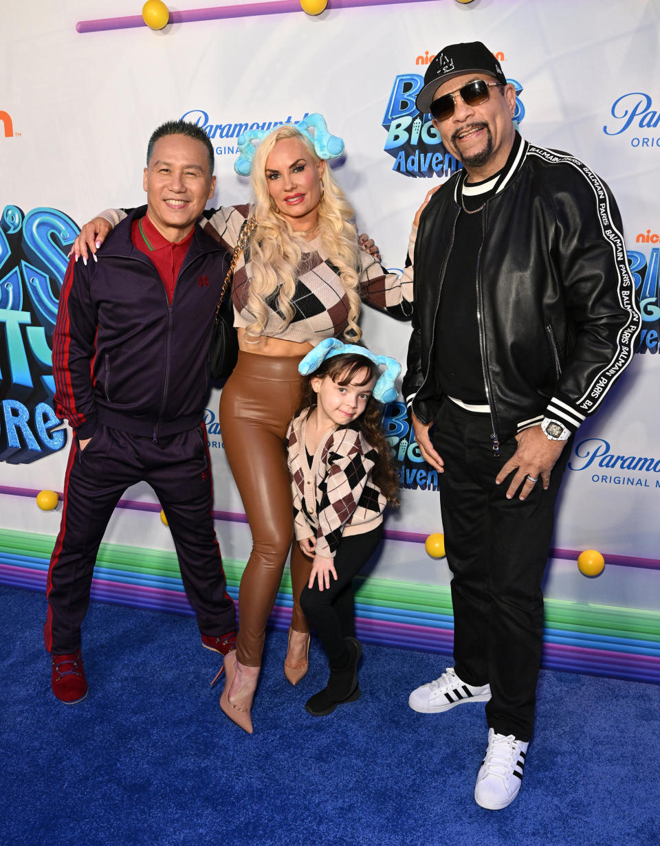 BD Wong, Coco Austin, Chanel Nicole Marrow and Ice-T (Bryan Bedder / Getty Images for Paramount+)