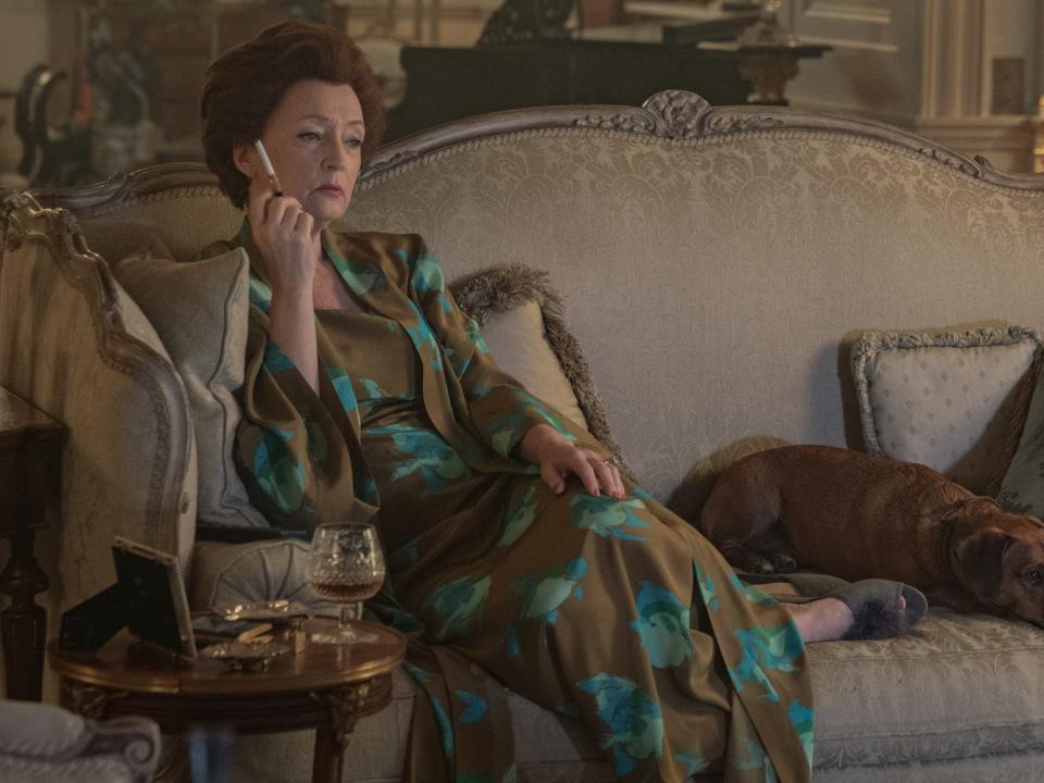 Lesley Manville as Princess Margaret in season of "The Crown."