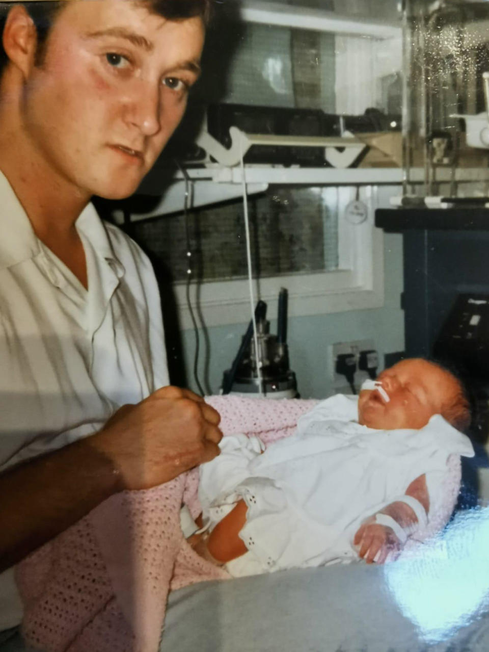 Dominic, pictured with a newborn Dehenna Davison, was killed with a single punch in 2007. (Dehenna Davison)