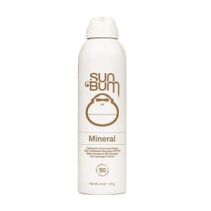 Sun Bum Mineral SPF 50 Sunscreen Spray; best spray susncreen