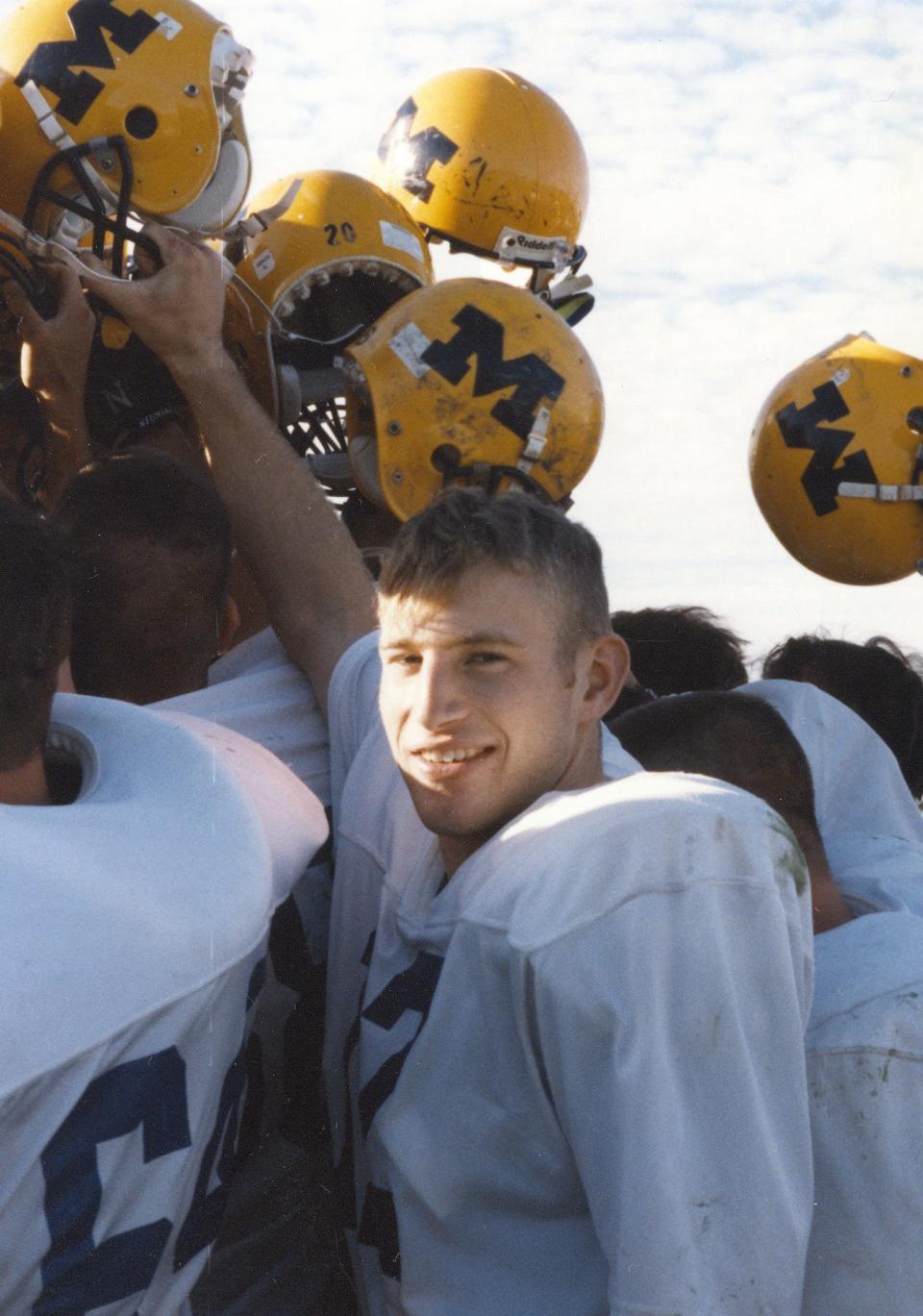 Nate Oats during his days playing college football for Maranatha Baptist Bible College in Watertown, Wisconsin.