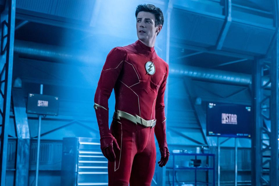 The Flash -- &#x00201c;The Mask of the Red Death, Part Two Image&#x00201d; -- Number: FLA905b_ 0144r -- Pictured: Grant Gustin as Barry Allen/The Flash -- Photo: Colin Bentley/The CW -- &#xa9; 2023 The CW Network, LLC. All Rights Reserved.