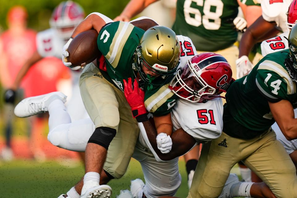 Westerville South's Zay Furman (51)