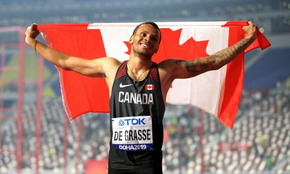 Canada’s Andre De Grasse could be in the running for a medal