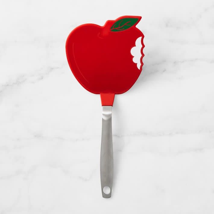 11) No Kid Hungry® Tools for Change Silicone Spatula, Apple