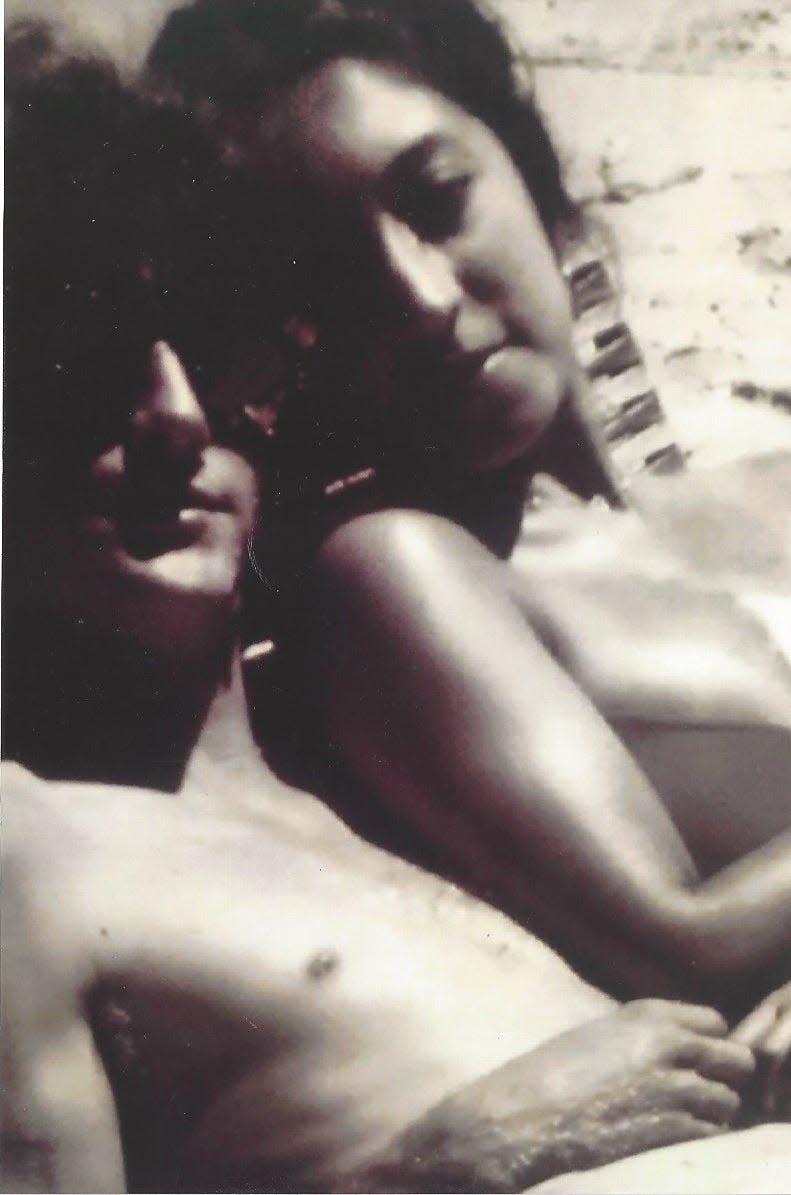 My favorite picture of my parents, Mike and Antoinette Jensen, enjoying a day at the beach. They've been together since high school.