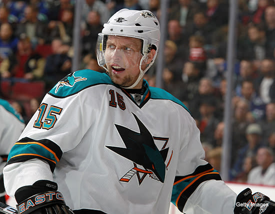 San Jose Sharks' Dany Heatley braces for boos from jilted Senators