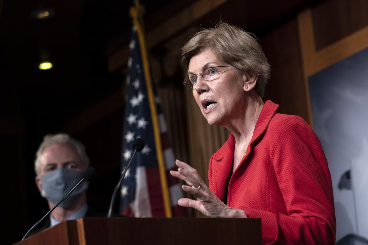 Image: Leading Senate Democrats Call For Eviction Protection In Next Coronavirus Bill (Drew Angerer / Getty Images)