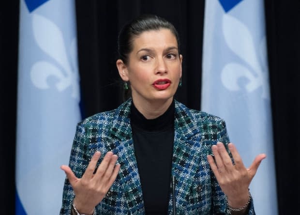 Quebec Deputy Premier Geneviève Guilbault says discussions are underway with Ontario. (Jacques Boissinot/The Canadian Press - image credit)