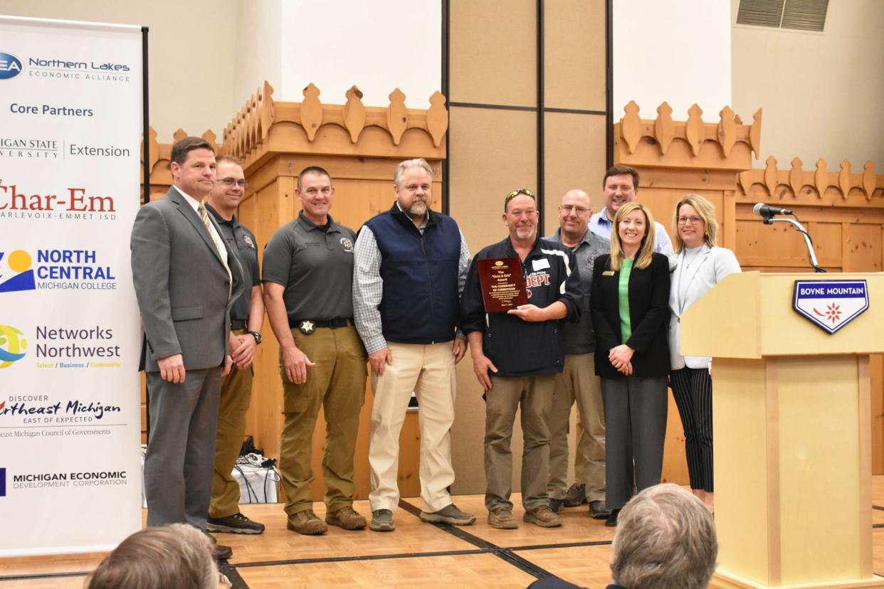 The Guts and Grit Award was presented to the City of Cheboygan on May 17 at the 2024 Northern Lakes Economic Symposium and Showcase.