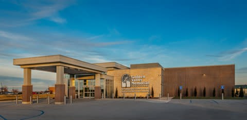 Dr. James and JoAnn Bourland Radiation Oncology Center at Golden Valley Memorial Healthcare in Clinton, Missouri. (Photo: Business Wire)