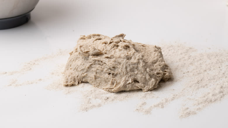 buckwheat bread dough 