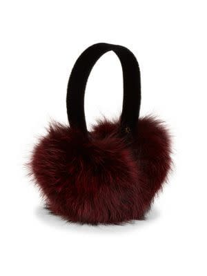 15) Fox Fur Expandable Earmuffs