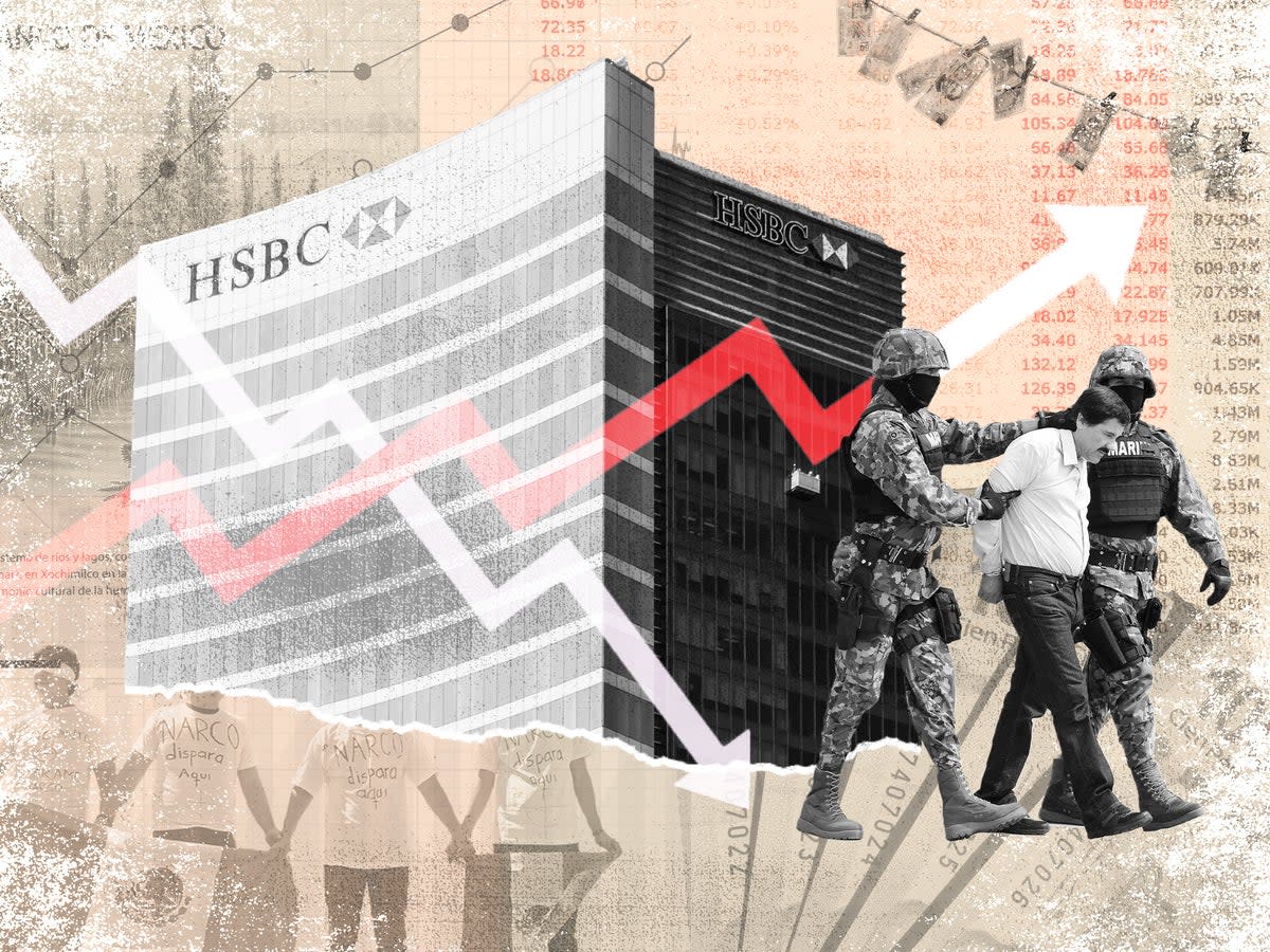 Did HSBC receive a relatively light penalty for its involvement with a Mexican drug cartel?  (Getty/The Independent)