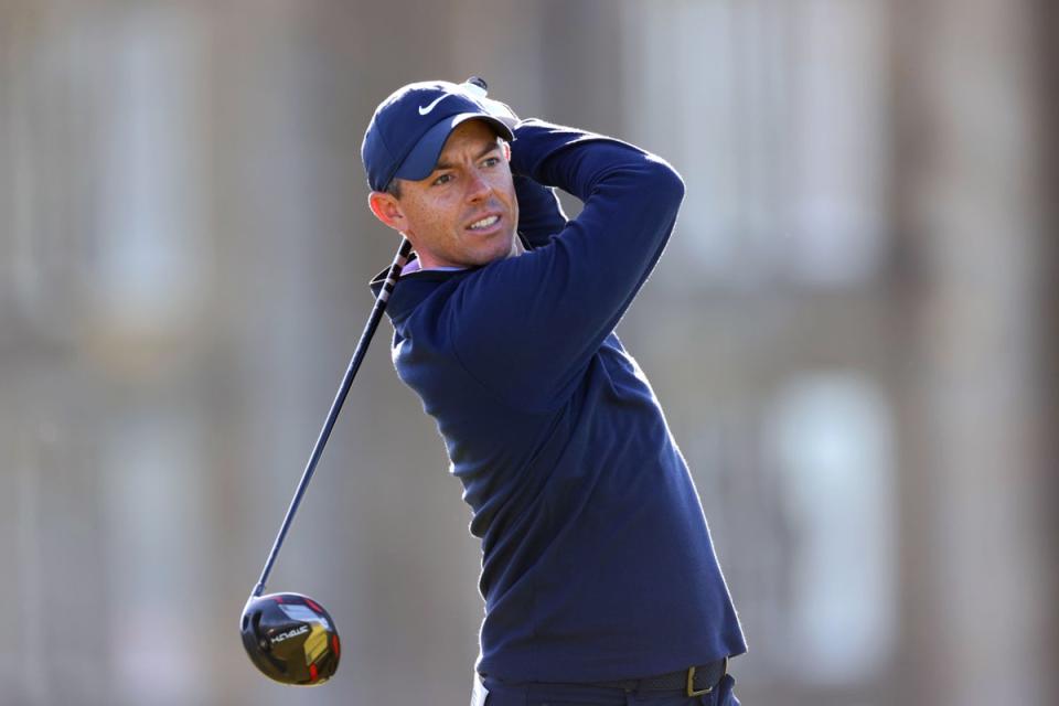 Rory McIlroy says it will be ‘unfortunate’ if the Masters loses its presence on terrestrial television (Steve Welsh/PA). (PA Wire)