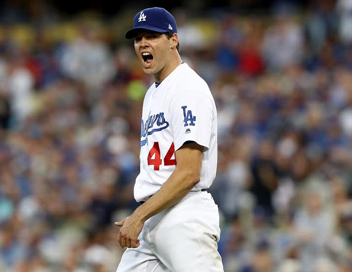 Rich Hill was on his game in a brilliant Game 3 performance on Tuesday. (Getty Images)