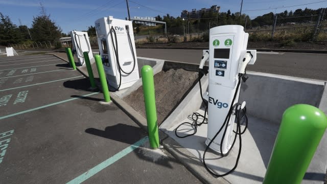 Electric car charging stations