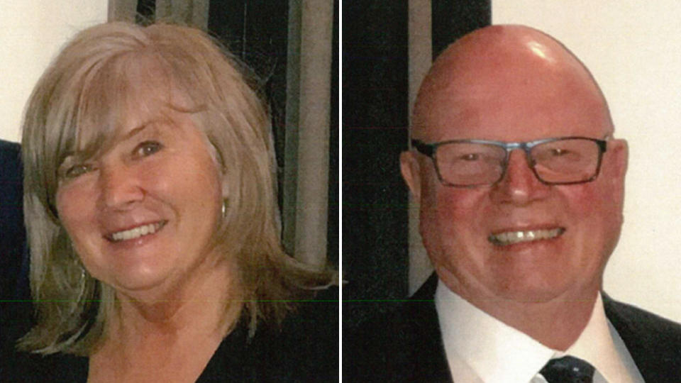 Image of missing victorian couple Susan Beesley (left) and Guy Beesley (right) who were last seen in Victorian high country on Monday.