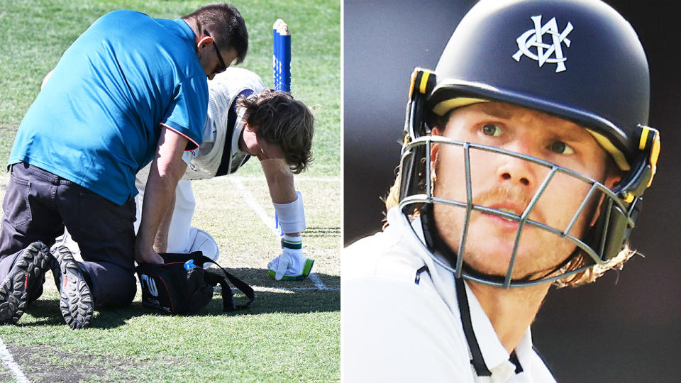 Will Pucovski, pictured here in action for Victoria in the Sheffield Shield.