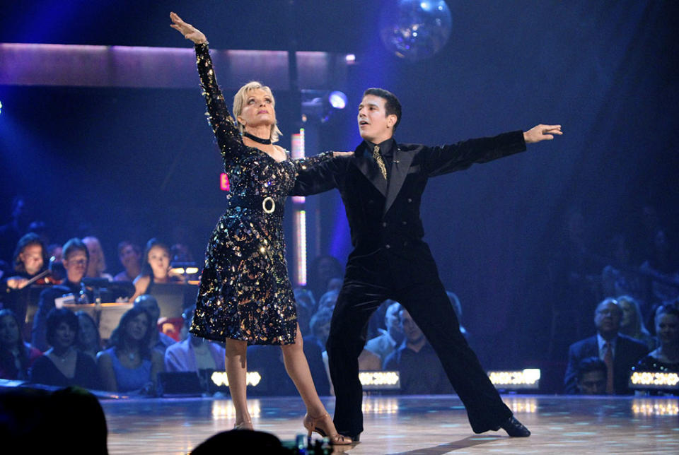 Florence Henderson and Corky Ballas perform on "Dancing with the Stars."