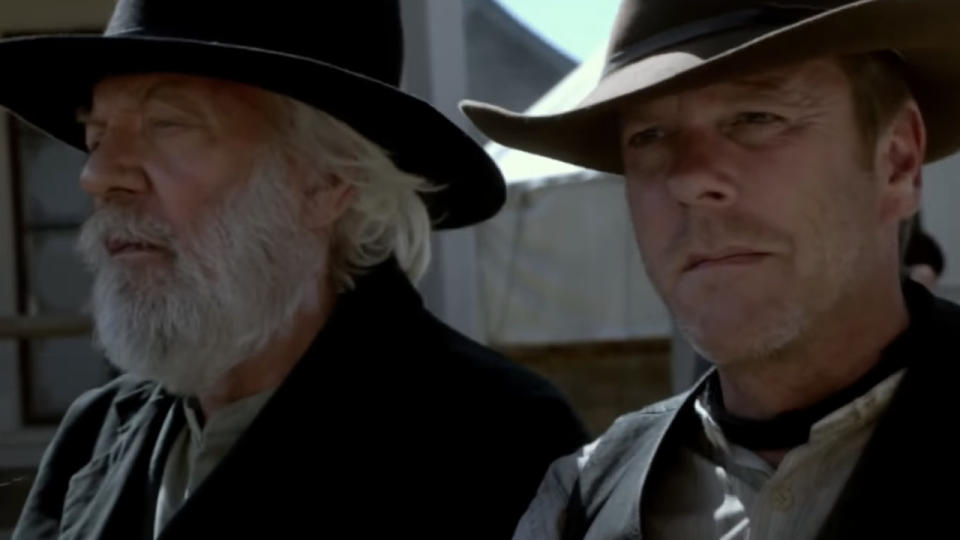 Donald And Kiefer Sutherland in Forsaken