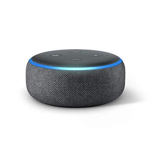 <p>Echo Dot (3rd Gen) Smart Speaker With Alexa</p><p>amazon.com</p><p>$14.99</p><p><a href="https://www.amazon.com/dp/B07FZ8S74R?tag=syn-yahoo-20&ascsubtag=%5Bartid%7C2139.a.42378481%5Bsrc%7Cyahoo-us" rel="nofollow noopener" target="_blank" data-ylk="slk:Shop Now;elm:context_link;itc:0;sec:content-canvas" class="link ">Shop Now</a></p><span class="copyright">amazon.com</span>