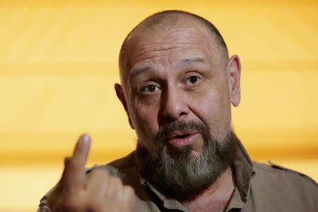 Guillermo de Anda, director of the Gran Acuifero Maya project, gestures during an interview with Reuters in Mexico City, Mexico January 16, 2018. REUTERS/Daniel Becerril