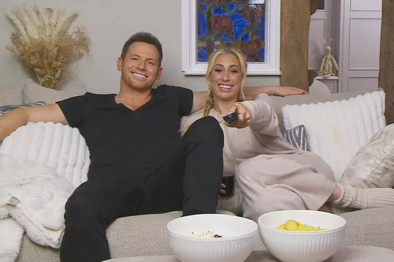 Joe Swash and Stacey Solomon Gogglebox