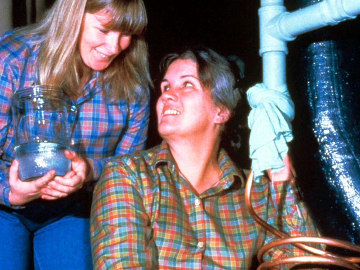 <p>Colette Mann and Betty Bobbitt in Prisoner: Cell Block H</p> (Rex Features)