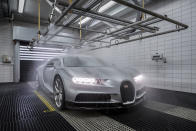 <p>Each car is tested to be leak-proof, even though many Chirons may never see rain.</p>