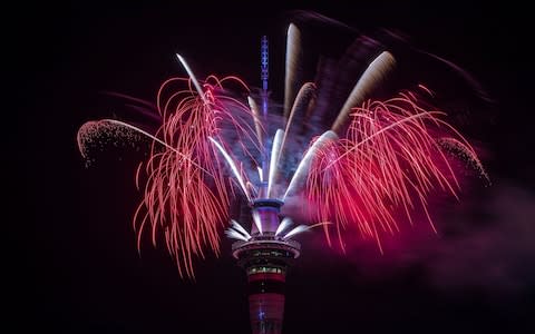 Fireworks in Auckland - Credit:  Dave Rowland/Getty Images