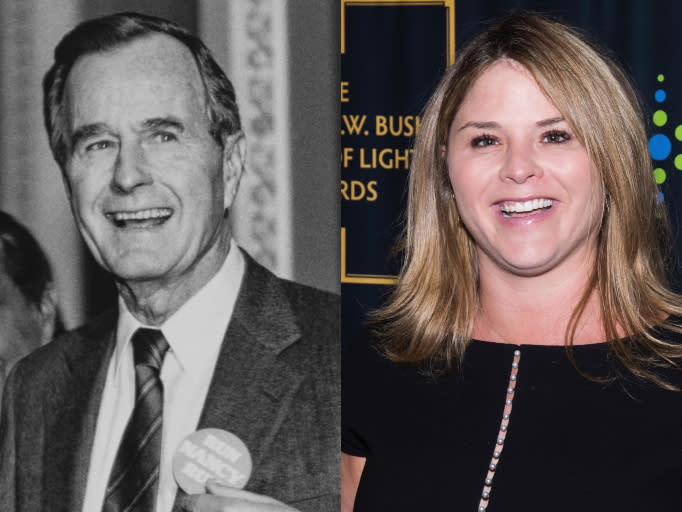 George H. W. Bush & Jenna HagerBush