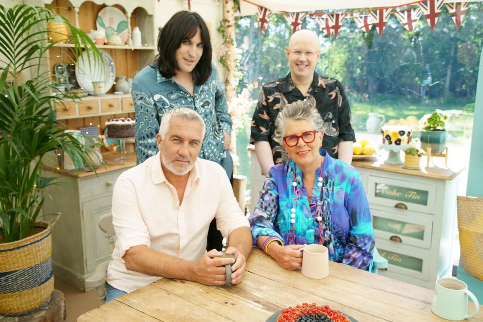 Noel, Matt, Paul and Prue will return in The Great British Bake Off. (Channel 4)